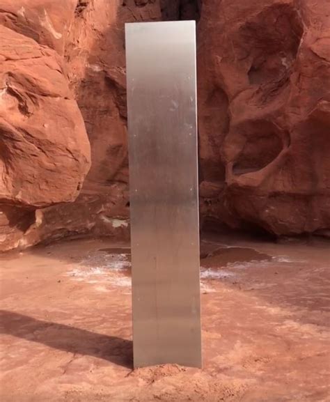 metal box found in utah|metal monoliths in utah.